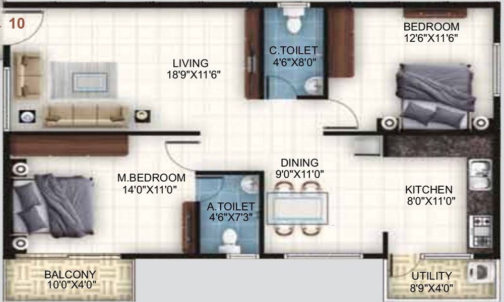 United Sai Arcade Floor Plan