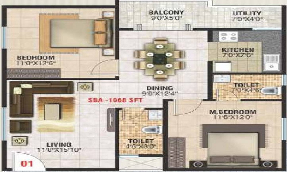 Jai Galaxy Floor Plan