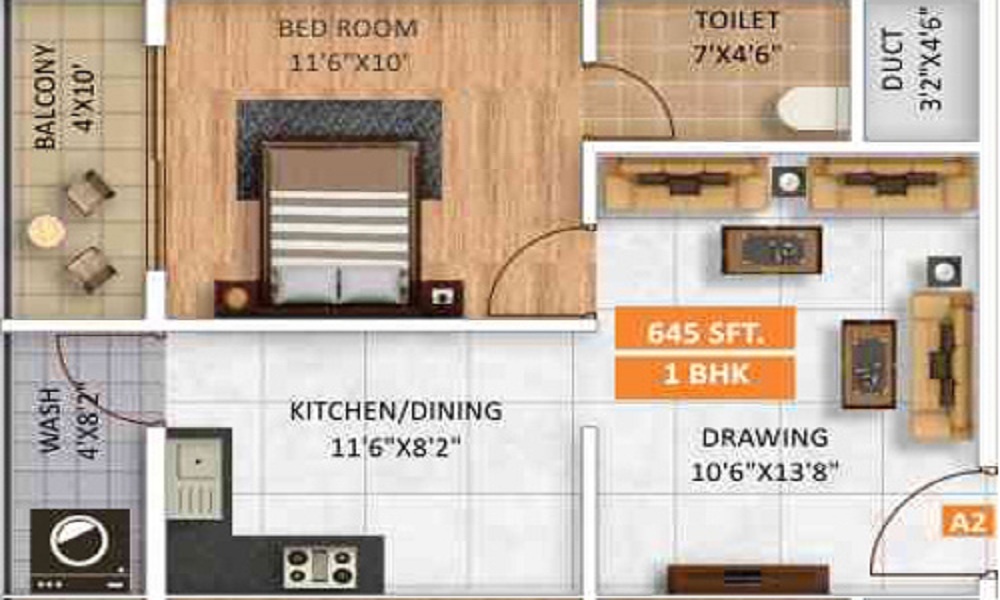 Ruchira Aarna Homes Floor Plan