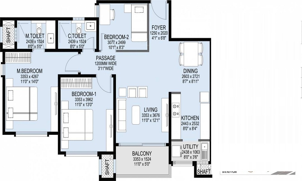 L&T Raintree Boulevard Phase 2 Floor Plan
