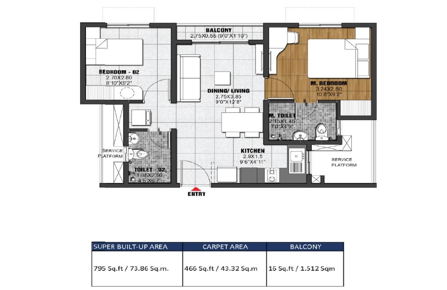 Brigade Eldorado Floor Plan