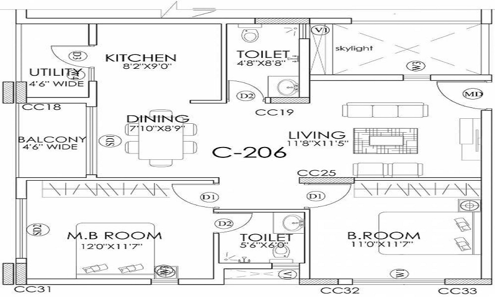 Perody Classic Floor Plan