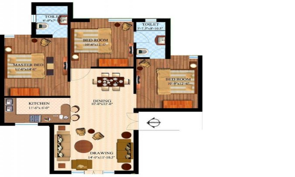 Dhingra Suburbian Floors Floor Plan