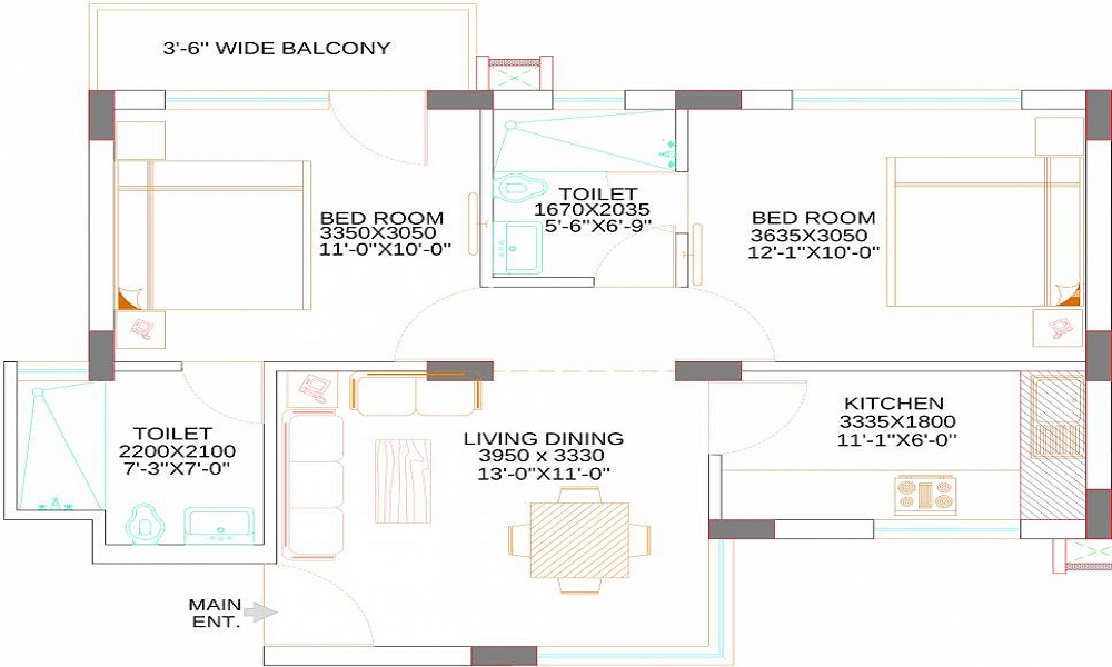 Anurag Homes Floor Plan