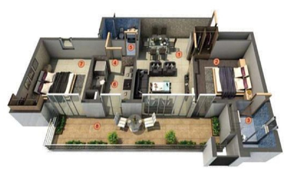 TDI Lake Drive Floor Plan