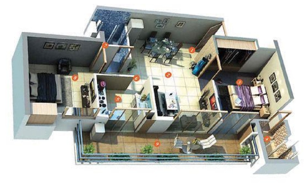 TDI Lakeside Heights Floor Plan