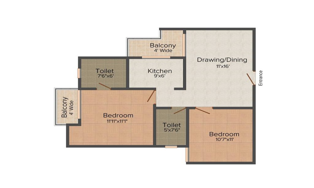 Rudra Rudra Sangam Floor Plan