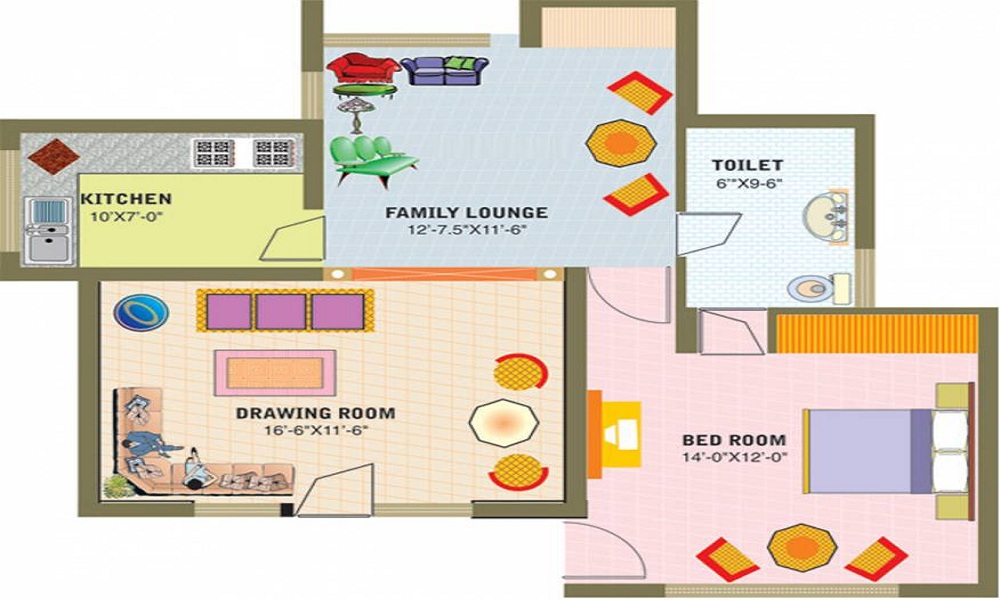 Pushpanjali PP Town Villa Floor Plan