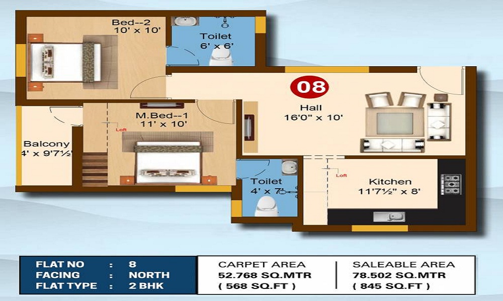 Sree Daksha Ivadvi Floor Plan