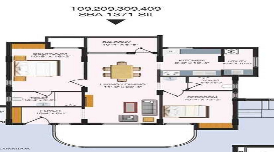 Sreevatsa Vedh Floor Plan