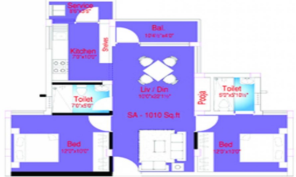BECC Alpha Jasmine Tower Floor Plan