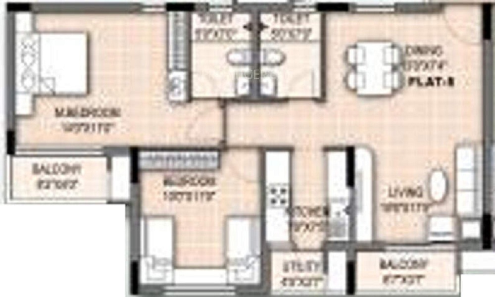 Indiabulls Centrum Floor Plan