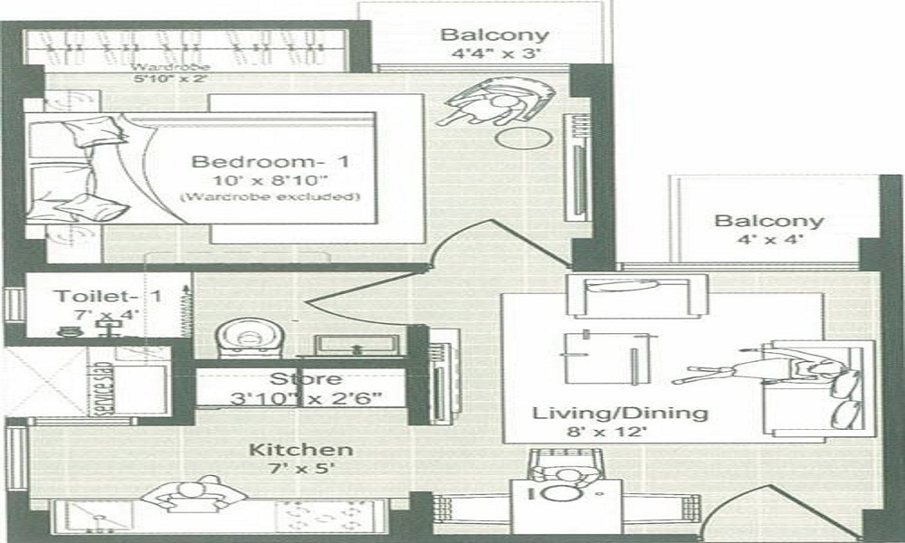 Samanvay Aasra Floor Plan