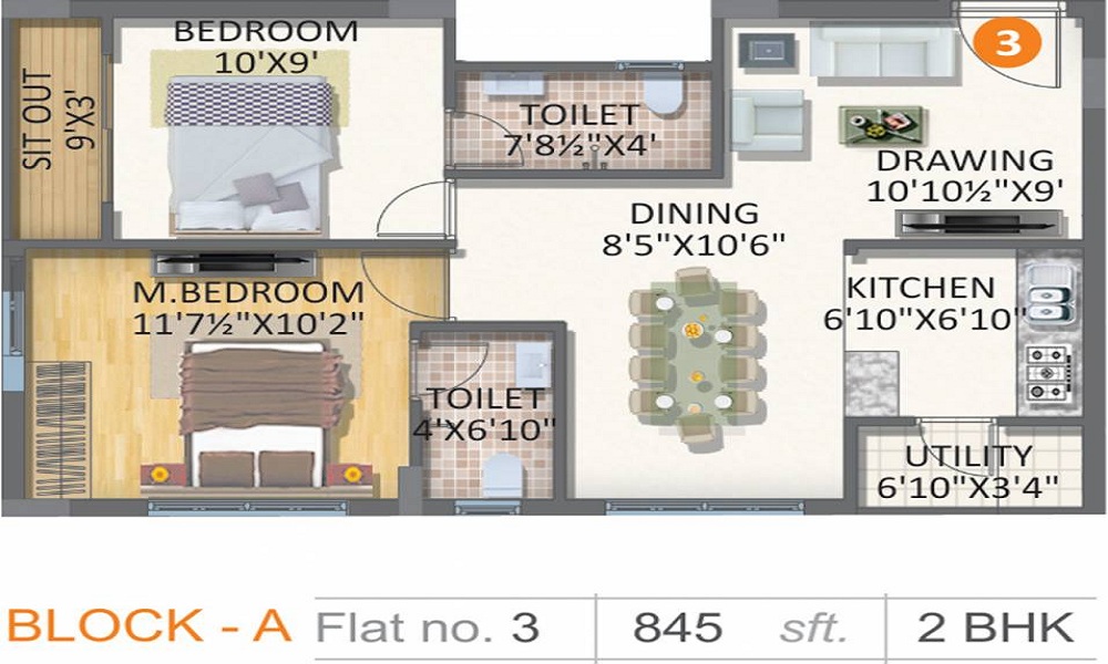Gayatri Vaishnaoi Eternis Floor Plan