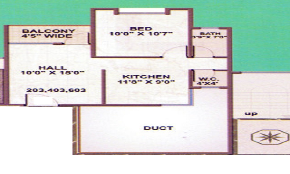 Nerkar Ganesh Atria Floor Plan