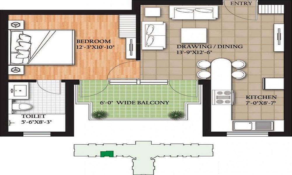 Raheja Oma Floor Plan