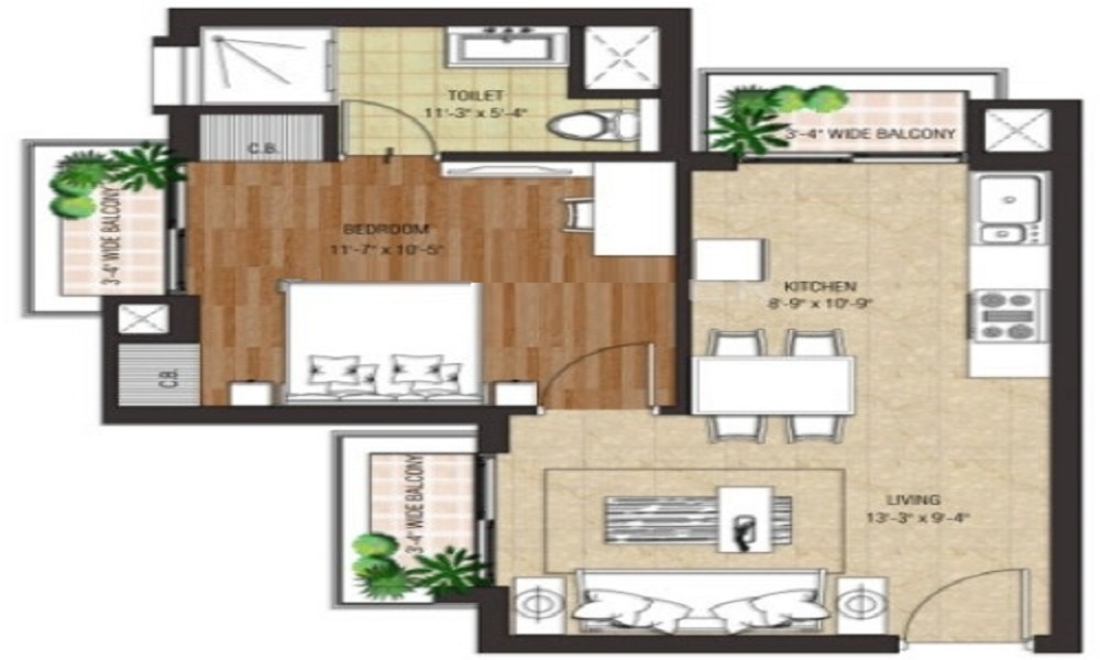 Tivoli Holiday Village Floor Plan