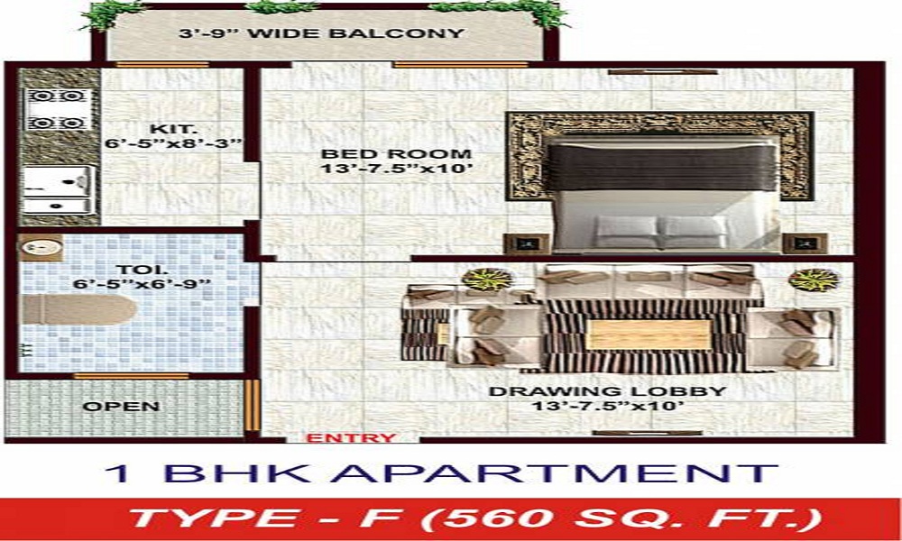 Rama Krishna Heights Apartments Floor Plan