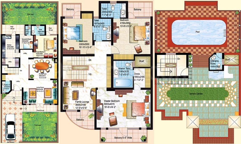Ansals Florence Marvel Floor Plan