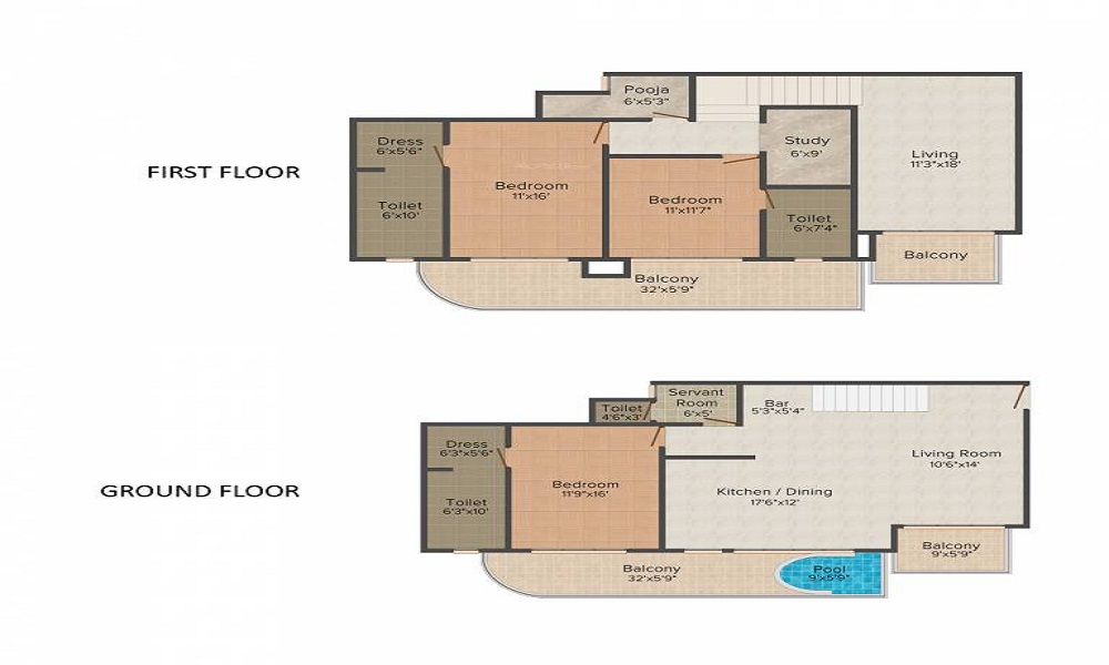 Ansal Faridabad Eye Floor Plan