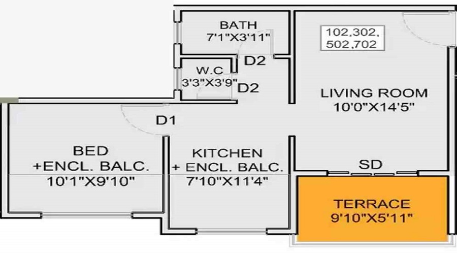 Maruti Ravitej Floor Plan