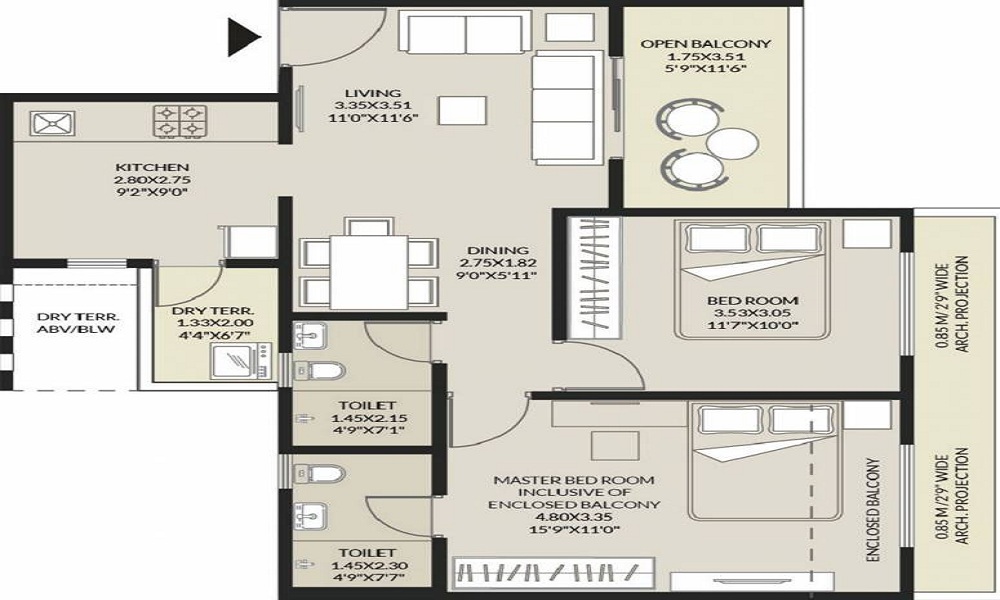 Arvind Elan Floor Plan