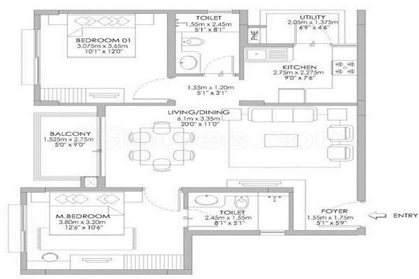 Ozone Urbana Pavilion Floor Plan