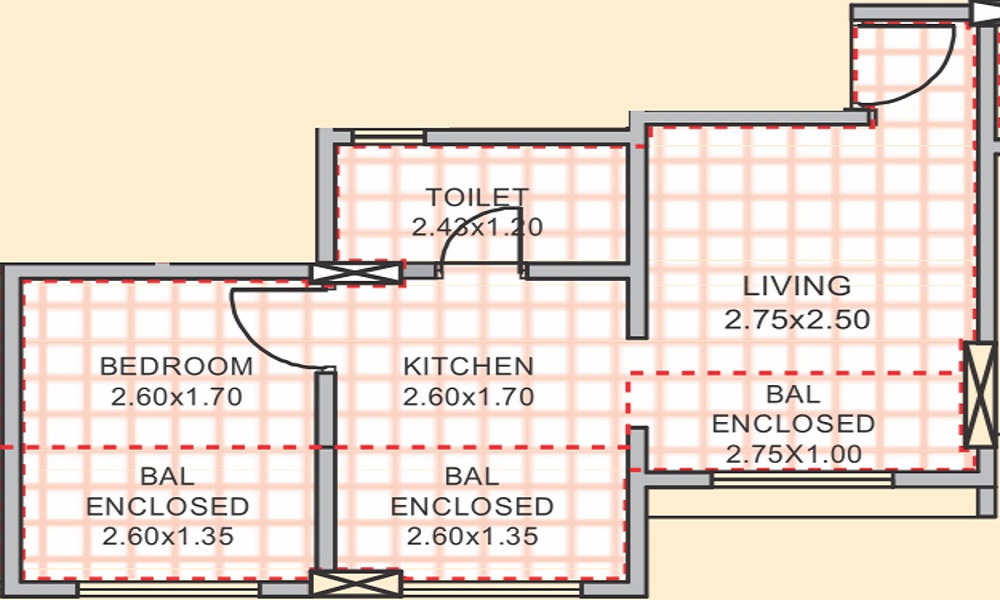 Venkatesh Galaxy Floor Plan