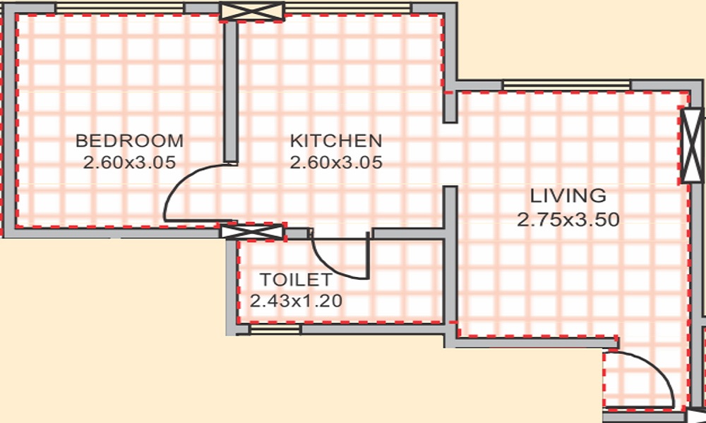 Venkatesh Galaxy Floor Plan