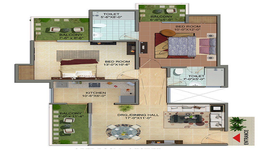 Cosmos Shivalik Homes 2 Floor Plan