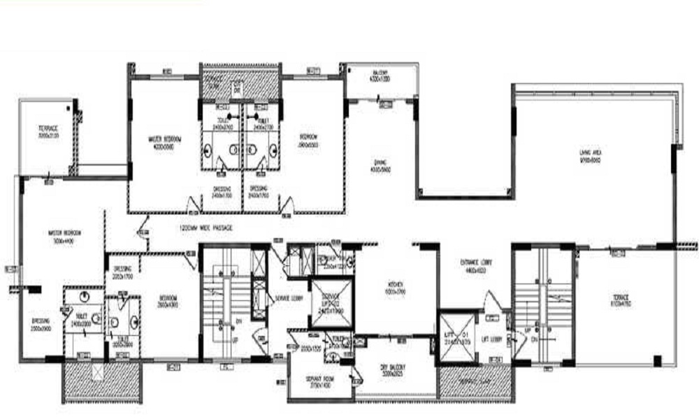 Mantri Emporio Floor Plan