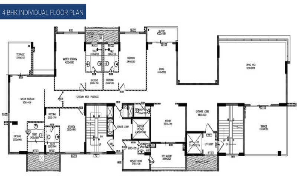 Mantri Emporio Floor Plan