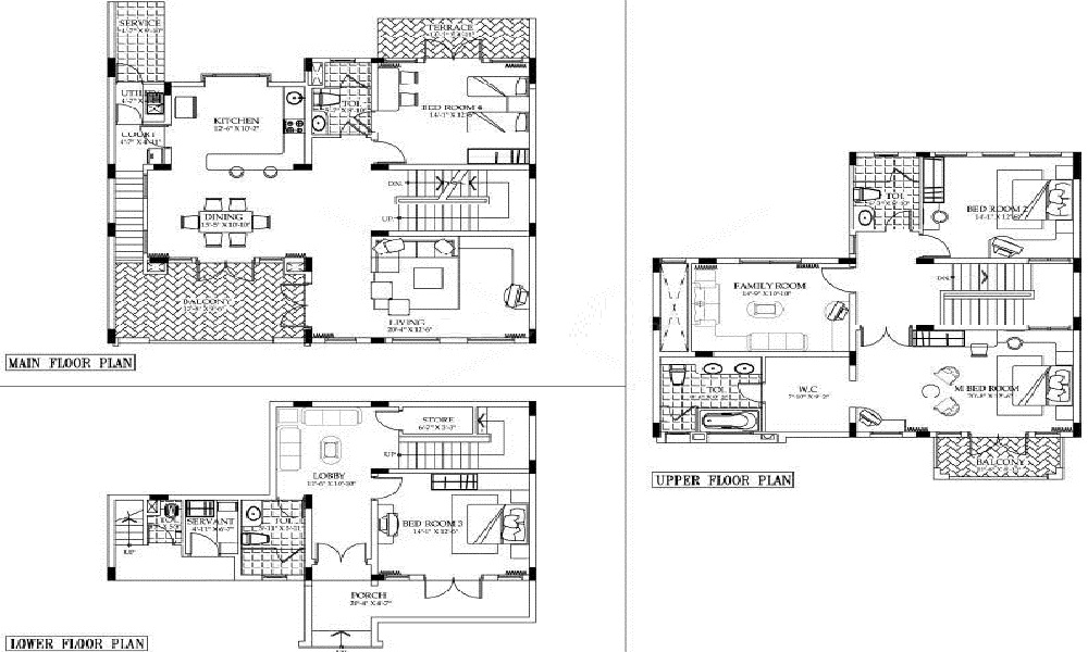 IDEB Villagio Toscana Villa Floor Plan