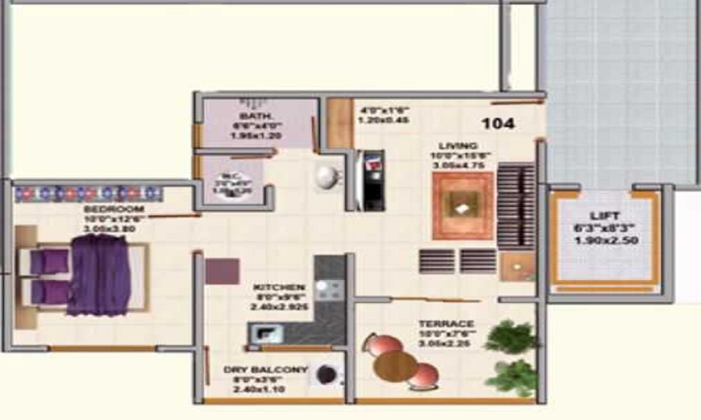 Saakshi Parvatara Phase 1 Floor Plan