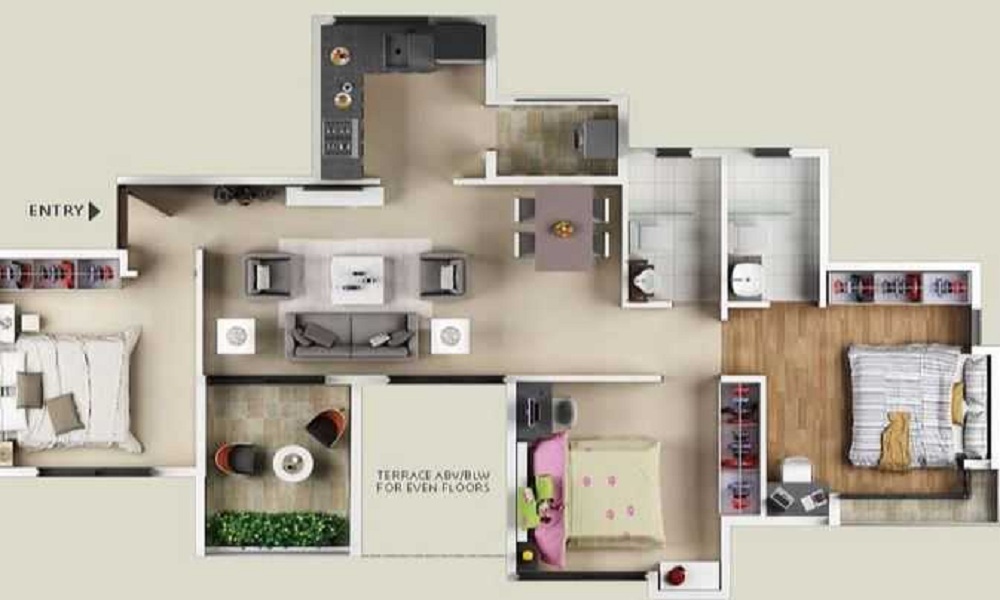 Vilas Javdekar Prudentia Phase 1 Floor Plan
