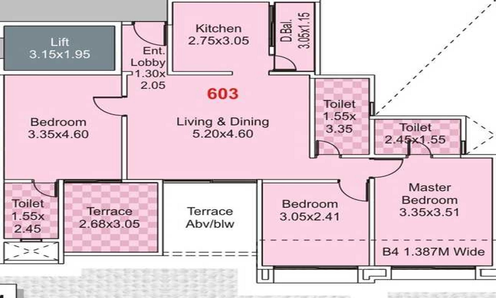 3 BHK+3T Flat for Sale in Hadapsar, Pune
