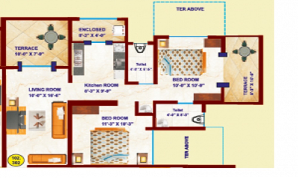 2 BHK+2T Flat for Sale in Ravet, Pune
