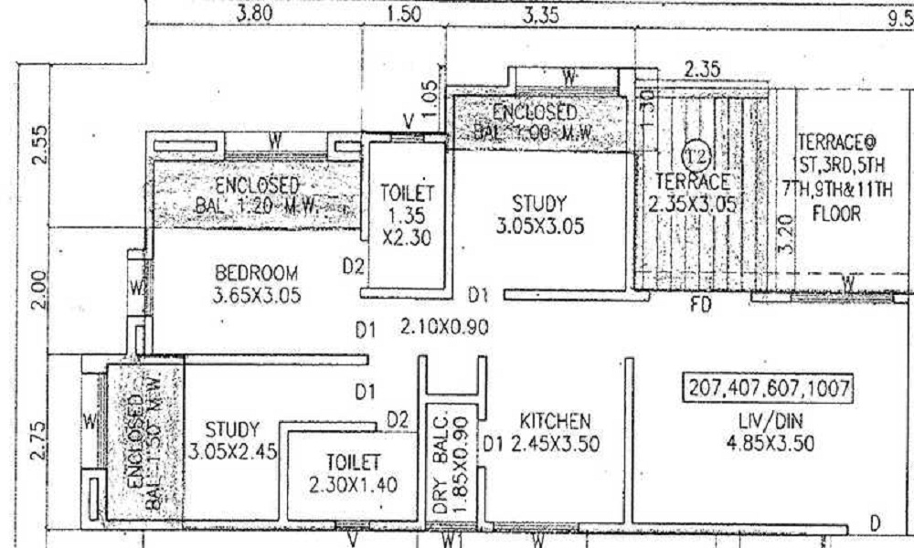 Samruddhi Lake Tower Floor Plan