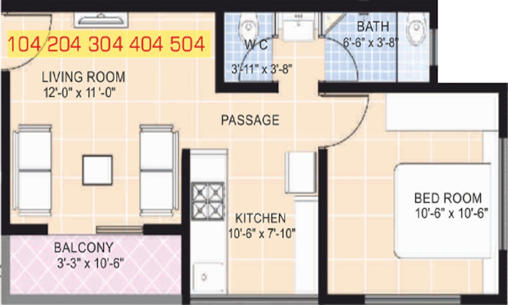 IK Aariv Exotica Floor Plan