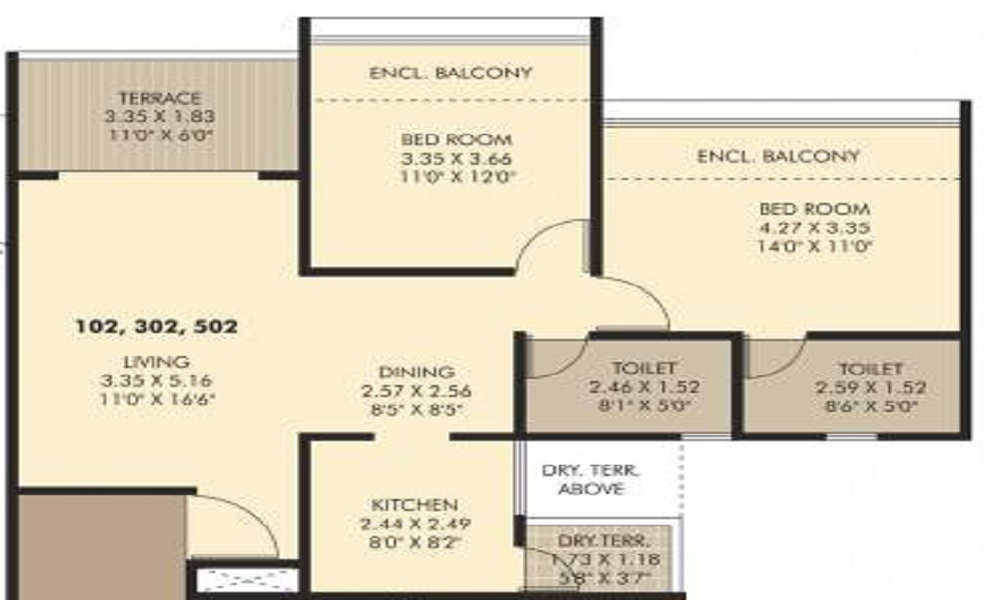 Sapra Power Boulevard Floor Plan