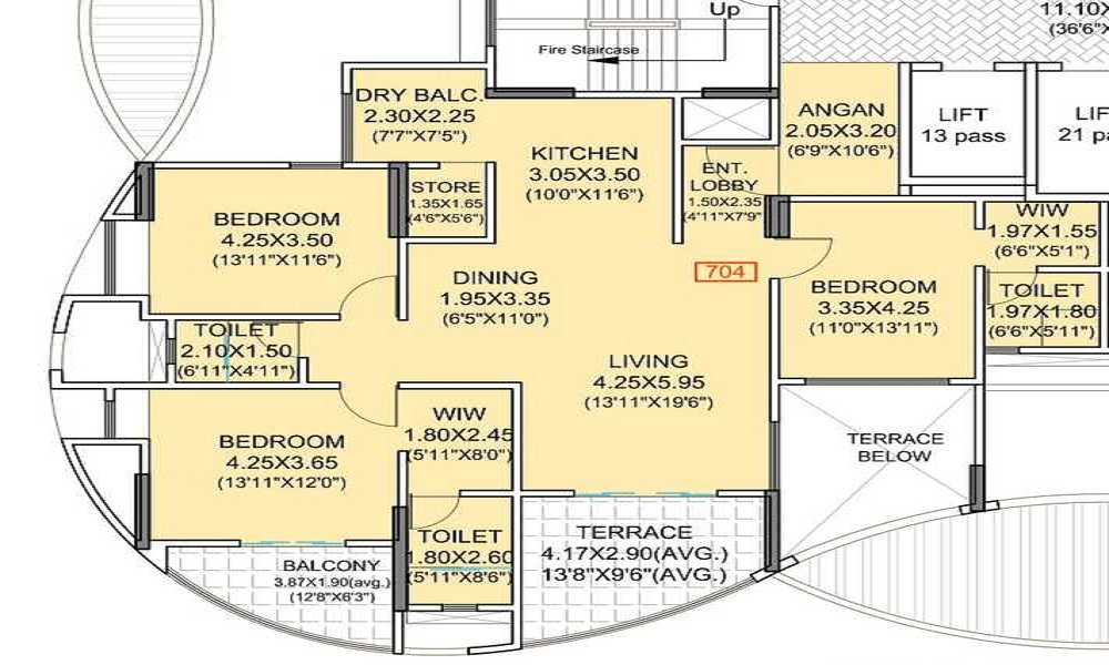 Nandan Prospera Gold Floor Plan