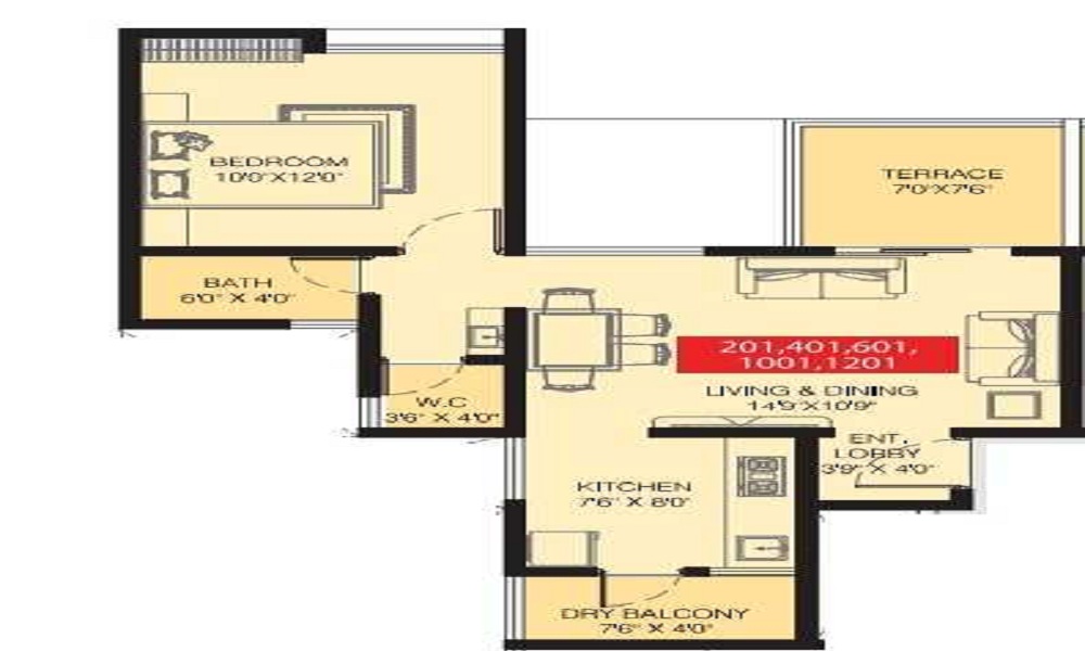 V Satav Mayuri Sunrise Floor Plan