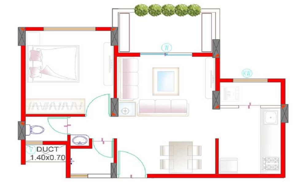 Samrat Green Republic Floor Plan