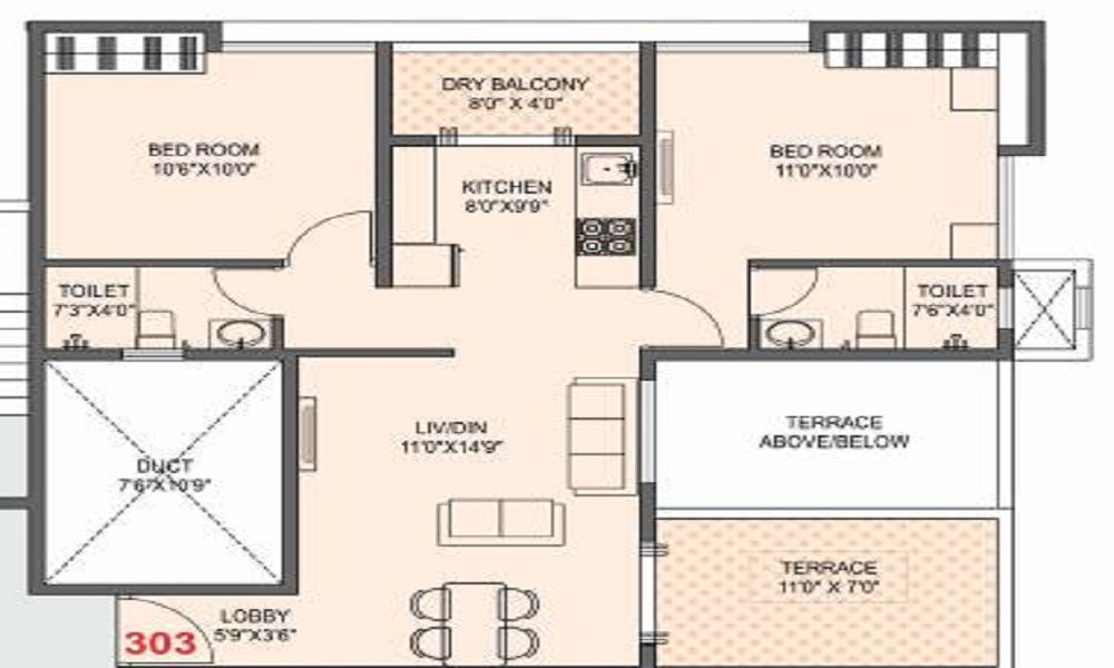 Kaypee 14 Plus Floor Plan