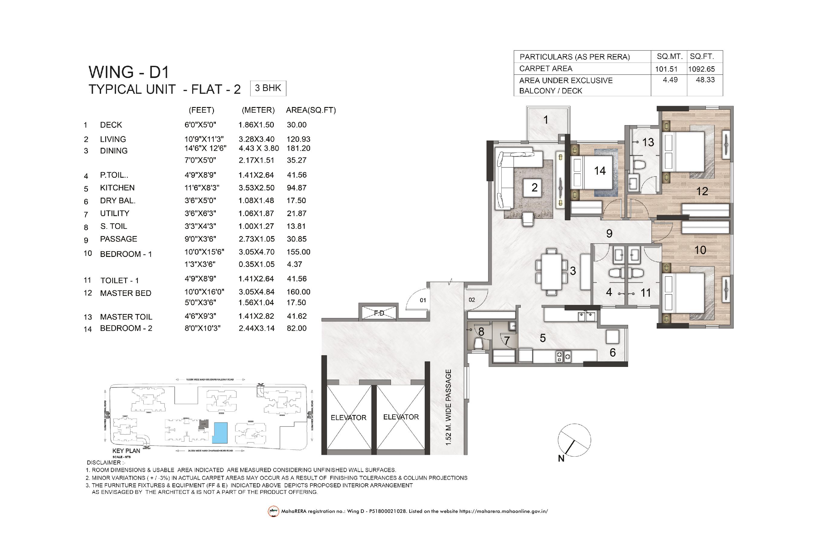Rustomjee Seasons Floor Plan