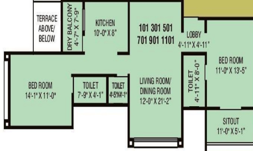 Aditis Ribera Floor Plan