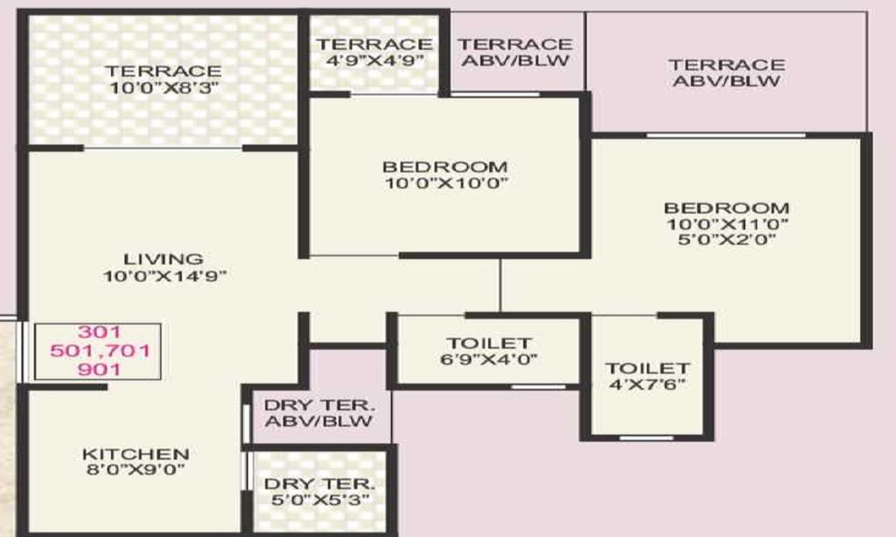 2 BHK+2T Flat for Sale in Ravet, Pune