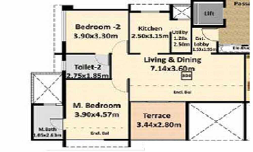 Nyati Esteban 1 Floor Plan