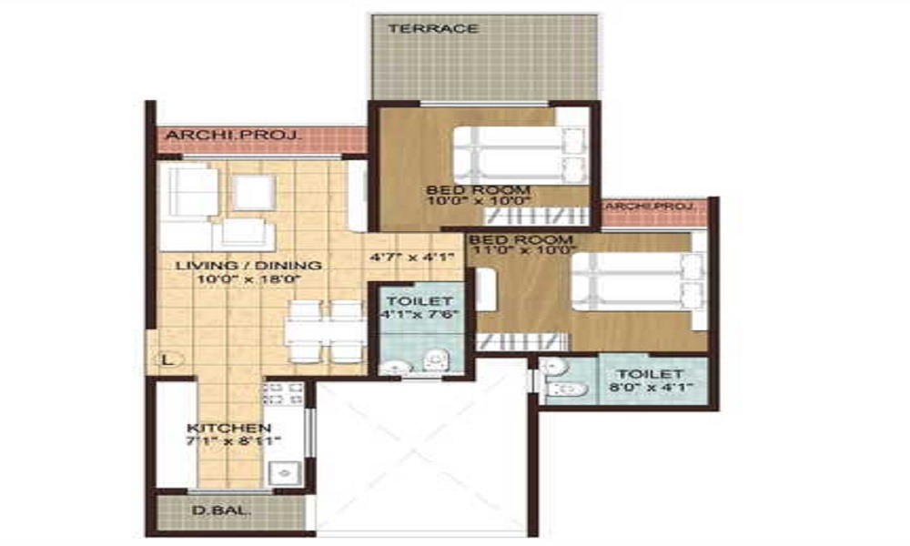 Wellwisher Kiarah Terrazo Floor Plan