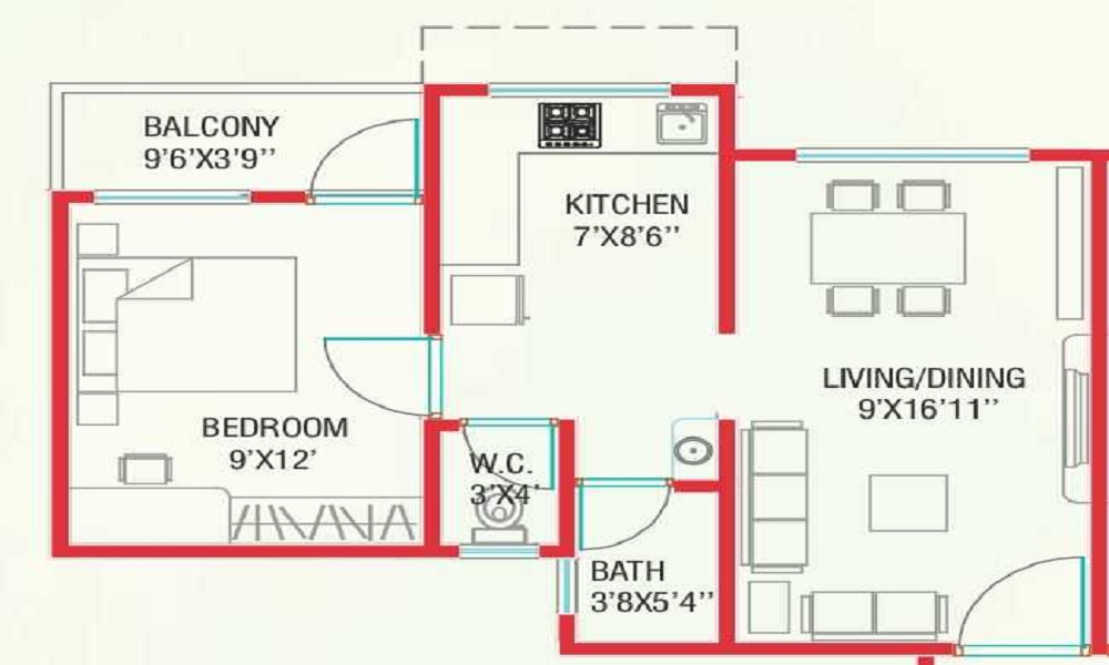 Spark Urban Bliss Floor Plan